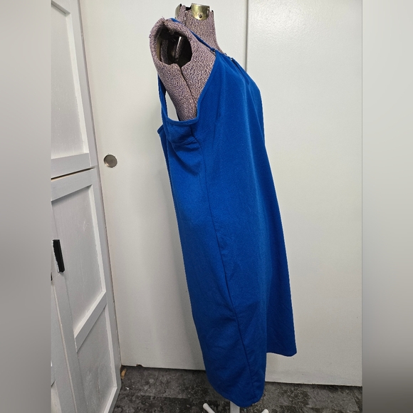 Womens Absolutely It Blue Sleeveless Dress Size 3X - Picture 2 of 5